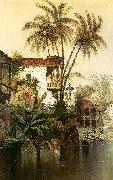 Edwin Deakin Old Panama oil painting artist